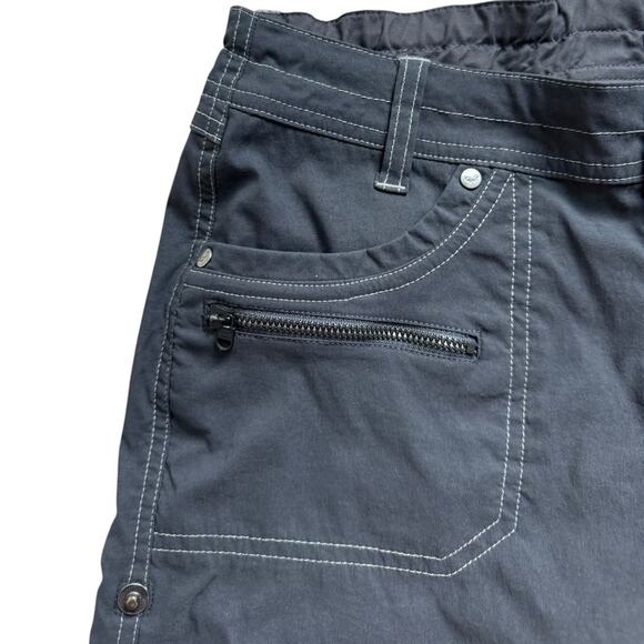 Kühl Women’s Kliffside Air roll up mid rise short gray size 2 - Picture 3 of 8